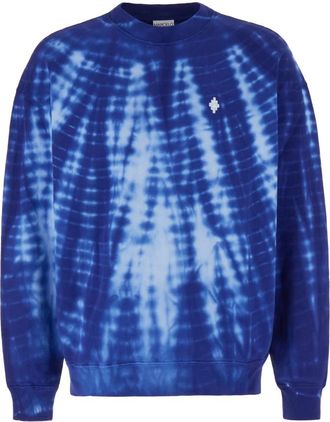 Marcelo Burlon Maglieria Sweatshirt - Heren - Sweatshirts - Blauw - M - Katoen - Hoodies & sweatvesten
