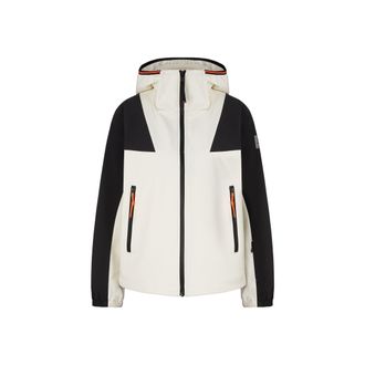 Bogner Fire + Ice Leska Softshell jacket for women - Off-white/Black