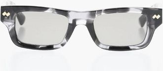 Bottega Veneta Camouflage Effect Rectangular Sunglasses size Unica