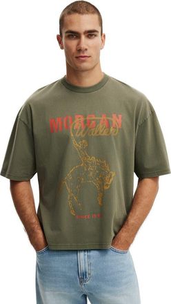 Cotton On Mens Cropped Fit Music T-Shirt in Military Morgan Wallen - at Nordstrom, Size Xx-Large