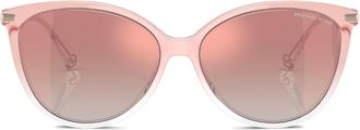 Michael Kors Dupont cat-eye sunglasses - women - Plastic/Polyamide - 58 - Pink