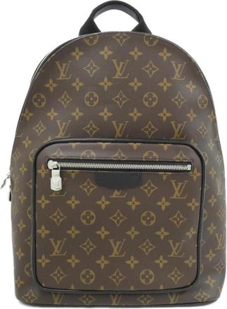 Louis Vuitton Marron Coated Canvas Backpack (Pre-Owned)