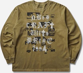 Neighborhood Men s LS-5 Longsleeve T-Shirt Olive Drab