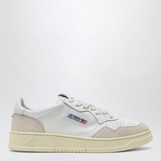 Autry Sneakers Medalist Low in pelle e suede bianca