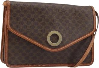 Celine Pre-owned Vintage Plastic Schoudertas - Dames - Vintage Schoudertas - Bruin - ONE Size - Leer - Vintage