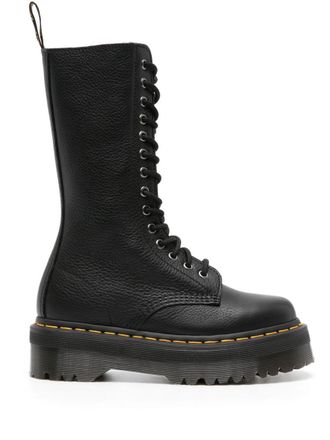 Dr. Martens 1B99 Lace-Up Boots In Black Pisa Leather