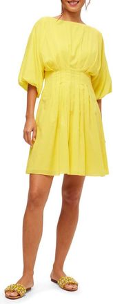 Trina Turk Gian 2 Pleated A line Dress in Desert Sun at Nordstrom, Size 14