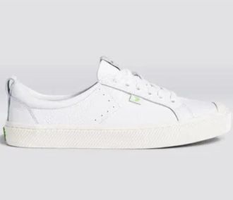 Cariuma Mens Cariuma OCA 100204W Sneakers White Leather Lifestyle Shoes HAWK1189