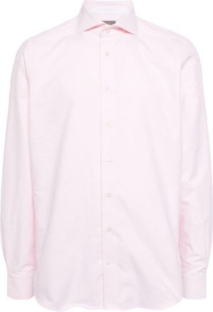 N.Peal Cannes flannel shirt - men - Cotton - L - Pink