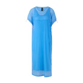 Marc Cain Midi Dresses, female, Blue, Size: 2XL Maxi Dresses
