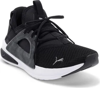 Puma Softride Enzo Evo Hyperwave Sneaker in Puma Black/Cool Dark Gray at Nordstrom Rack, Size 11.5