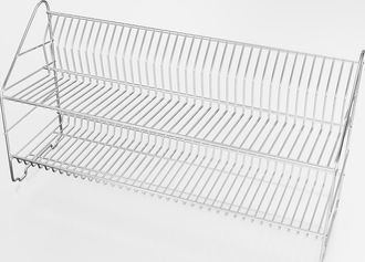 OEM Secador De Platos Doble 80 Con Soporte Plateado -met