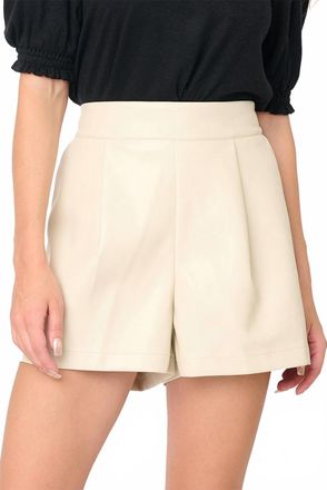 Dolce Cabo Vegan Leather Short In Champagne