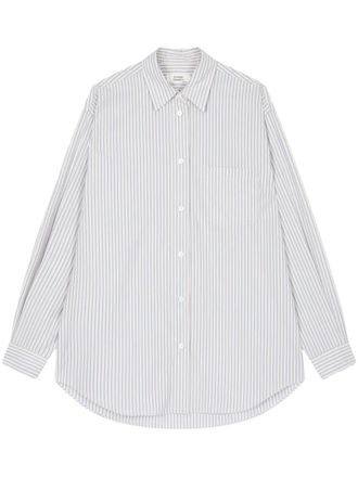 STUDIO TOMBOY Camicia a righe - Bianco