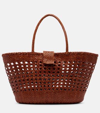 Rixo x Dragon Diffusion Lucine leather tote bag