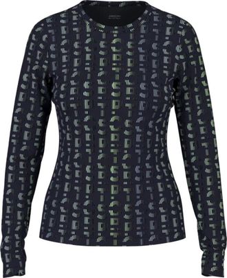 Marc Cain Graphic All-over Long Sleeve Top - Dames - Longsleeves - Veelkleurig - L - Tops