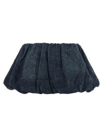 Diesel Balloon Denim Mini Skirt - Navy