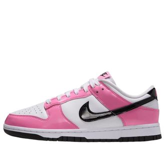 Nike (WMNS) Nike Dunk Low Patent Pink Spell Black IR2417-601