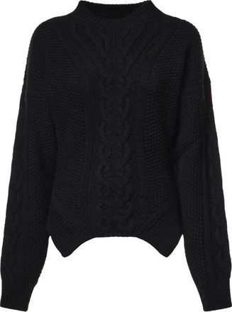 Dondup Round-neck Truien - Dames - Ronde hals truien - Zwart - M - Truien & Vesten