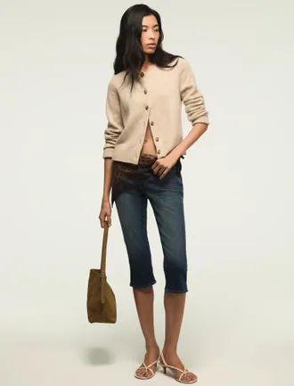 Lucky Brand Womens Mid Rise Capri
