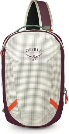 Osprey Transporter Water Resistant Sling Bag in Mystery White/Moody Burgundy at Nordstrom