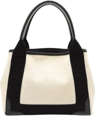 Balenciaga Bolso Tote Pre-owned de Lona Vintage - Pre-owned - Mujer - Beige - ONE SIZE