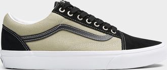 Vans Mens Old Skool black and sage sneakers Men