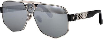 Philipp Plein unisex, Accessoires, Grijs, Maat: 63 MM