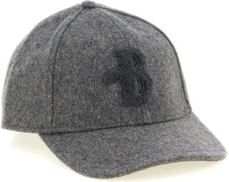 Ballantyne Monogram Patch Baseball Cap - grey