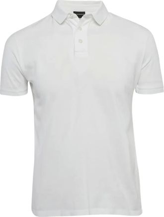 Emporio Armani Polo a maniche corte in cotone - Bianco