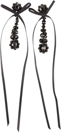 Simone Rocha Victorian Drip Earrings - female - Simone Rocha - Earrings - Black - ONE SIZE - Accessories
