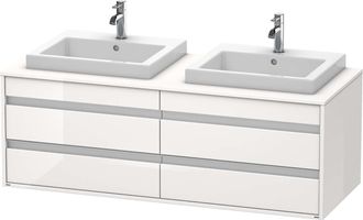 Duravit Mueble De Pared Duravit Ketho 6757, 4 Cajones, 1400mm, Para 2