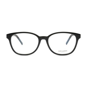 Saint Laurent SLM113001 Cat-Eye Full Rim Eyeglasses - Black