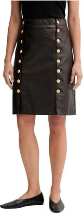 Bally Minigonna in pelle - - Skirts - Donna - Marrone - 2XS