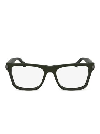 Calvin Klein square-frame glasses - Green