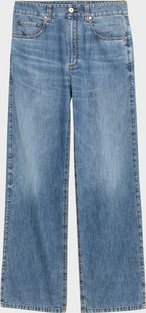 Brunello Cucinelli Super Light Relaxed-Leg Jeans