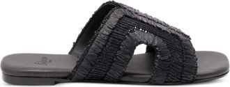 Castaner Sandali intrecciati - Nero