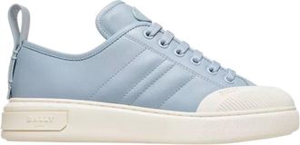 Bally Womens Medyn Leather Sneakers In Poolside