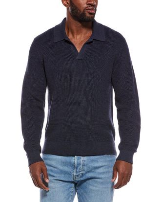 Madewell Shaker Stitch Polo Sweater