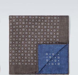 Brunello Cucinelli Silk pocket square
