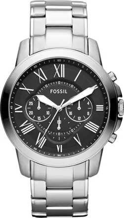 Fossil Womens Grant 44mm Chronograph, Stainless Steel Watch