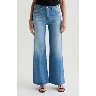 AG - Adriano Goldschmied Saige Mid Rise Wide Leg Jeans in 18 Years Bisou at Nordstrom Rack, Size 30