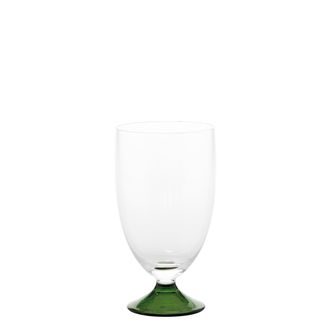 Zafferano Zafferano Calice Acqua Maestro Set 4 Pezzi Vetro Soffiato A Mano Colore Verde Design Veneziano Contemporaneo Senza Gambo Raffinato Ed Elegante