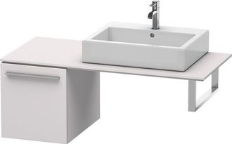 Duravit Duravit X-large Mueble Para Consola 6732, 1 Caj&oacute;n, 400mm, Color (frente/cuerpo): Blanco Lila Seda Laca Mate - Xl673208787