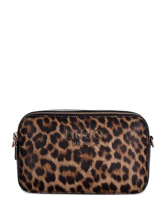 Liu Jo leopard-print mini bag - women - Polyurethane - One Size - Brown