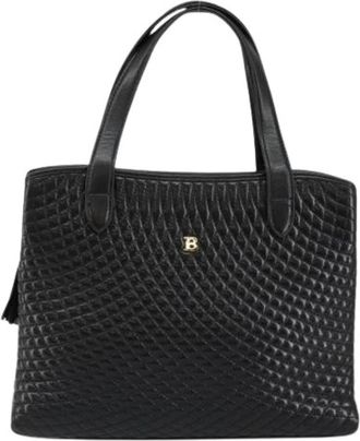 Bally Pre-owned Handbag - Dames - Vintage Handtas - Zwart - ONE Size - Leer - Vintage