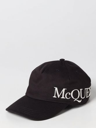 Alexander McQueen McQueen hat in cotton with embroidered logo