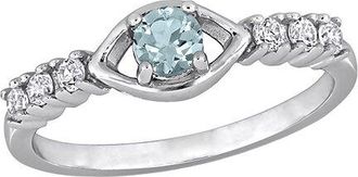 Rina Limor Silver 0.33 Ct. Tw. Lab-Grown Gemstone Ring