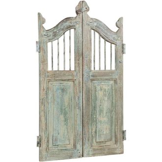 Biscottini International Biscottini - Cancello in legno massello e ferro, da interno e da esterno