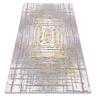 RugsX Alfombra Acr&iacute;lica Uskup Abstracci&oacute;n 353 Marfil / Amarillo Multicolour 160x230 Cm